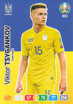 Viktor Tsygankov Ukraine Panini UEFA EURO 2020#364